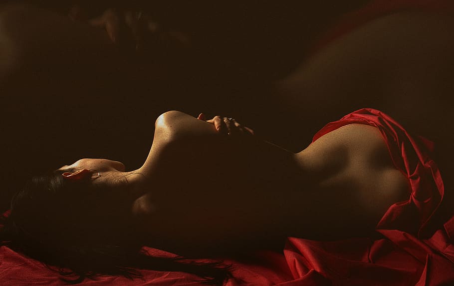 Espalda Cuerpo Desnudo Erotismo Estudio Ni A Acostado Adulto Una Hot