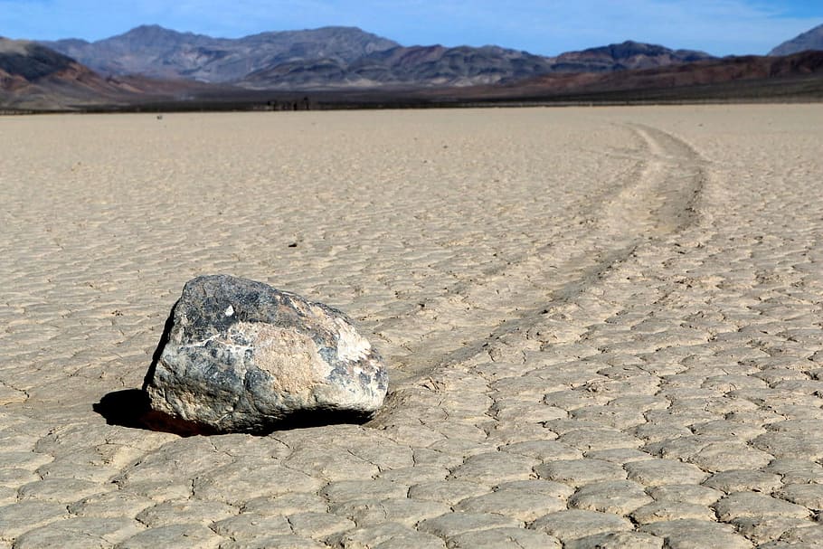 Death Valley, Sliding Rock, California, desert, nature, sand, dry, travel Locations, landscape, no People