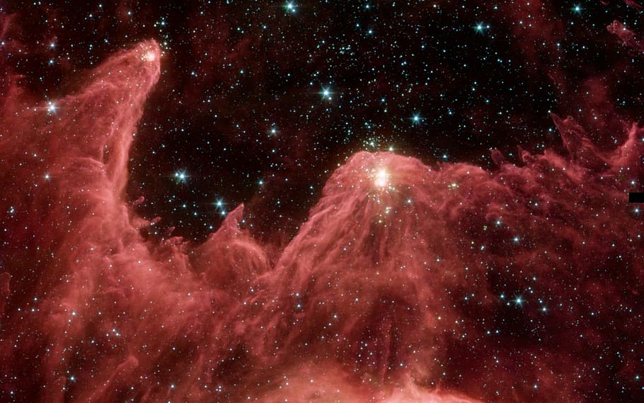 red, black, galaxy, stars, eagle nebula, ic 4703, fog, open sternhaufen, star clusters, messier catalogue