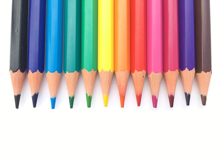 cor, desenho, aprendizagem, projeto, criança, a escola, madeira, para escrever, escola, colorido