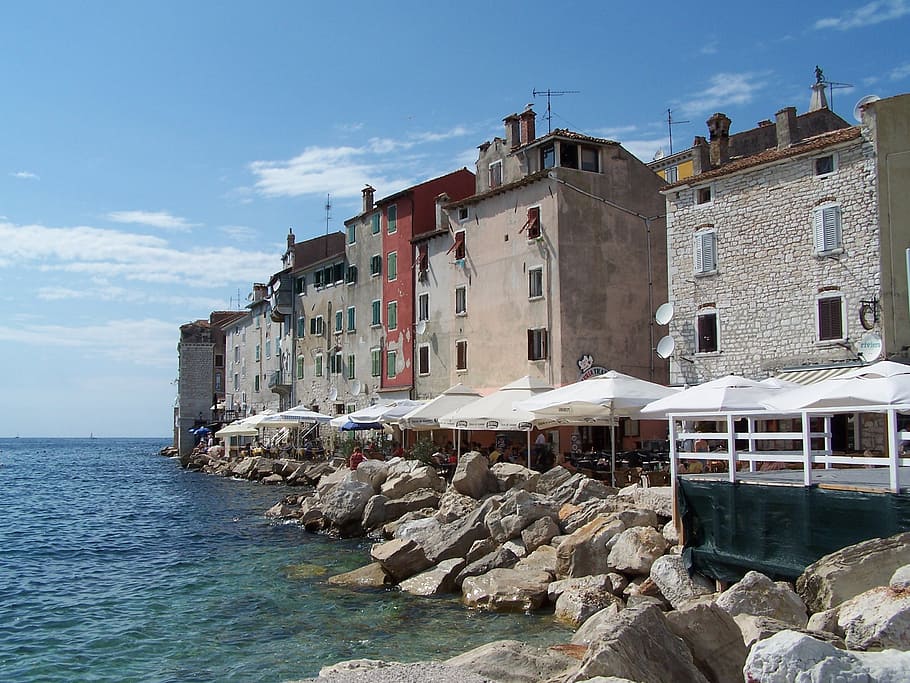rovinje, croatia, ad, coastline, harbor, house, europe, architecture, adriatic, mediterranean