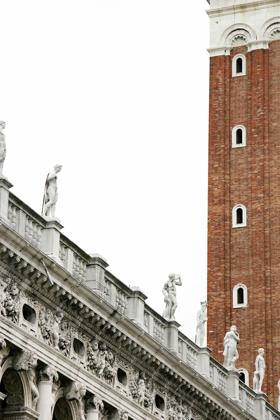 Piazza San Marco, San Marco, Venecia, Campanile, Torre Markus, Palacio Ducal, arquitectura, ciudad, ventana, exterior del edificio