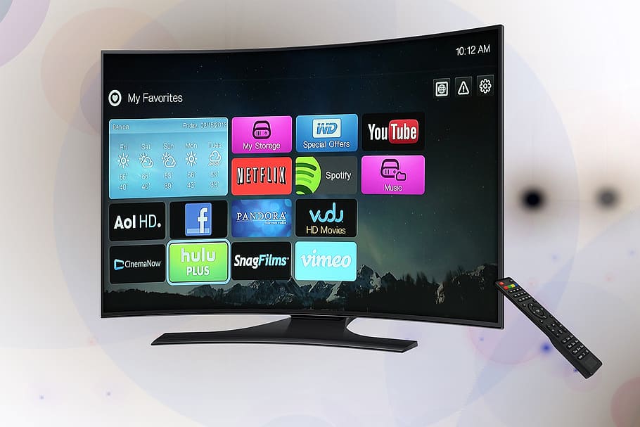 curved, flat, screen television, tv, android tv, network, android, technology, computer, internet