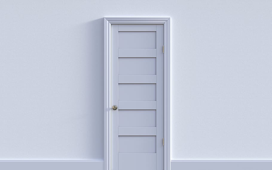 door, wall, architecture, doorway, interior, building, home, entrance, white color, closed