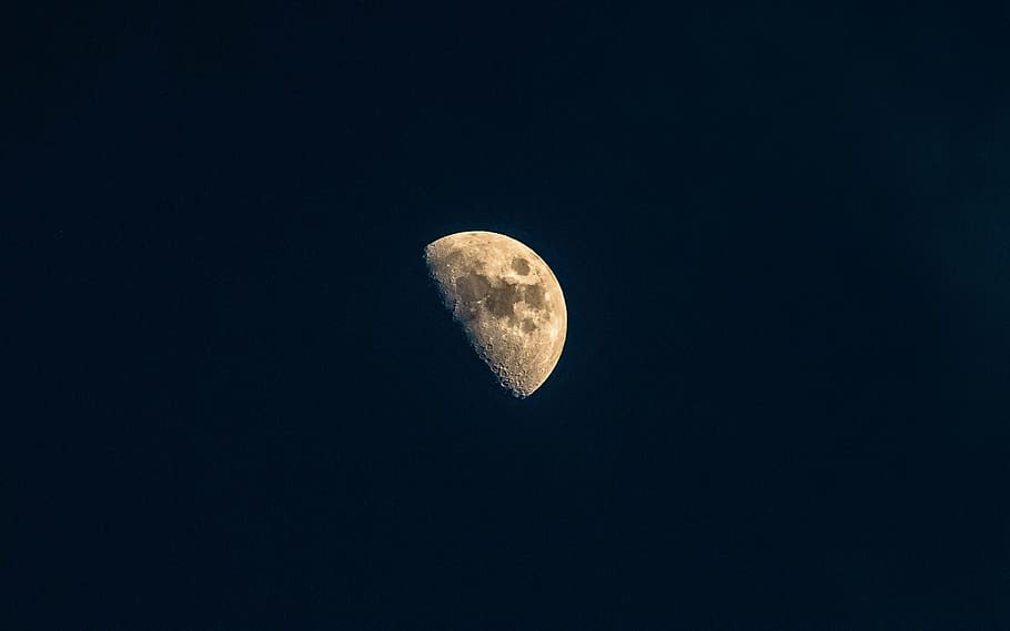 lua, foto, escuro, noite, céu, satélite, astronomia, espaço, exploração espacial, superfície da lua
