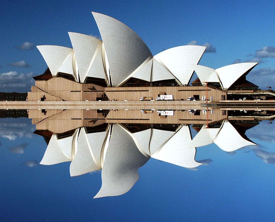 Sydney Opera House, architectural, photography, Sydney, Opera, House, sky, water, architecture, day