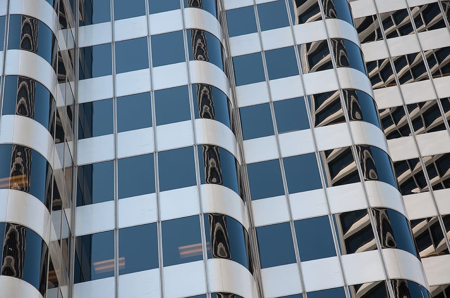 San Francisco, California, fachada, vidrio, casa, estructura construida, vista de ángulo bajo, arquitectura, exterior del edificio, edificio