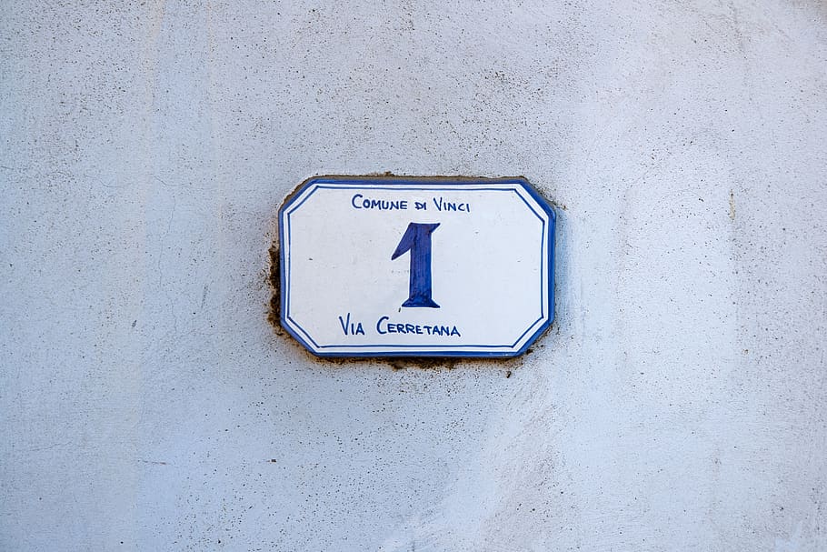 house number 1, house, number, 1, italy, wall, street, icon, space, design