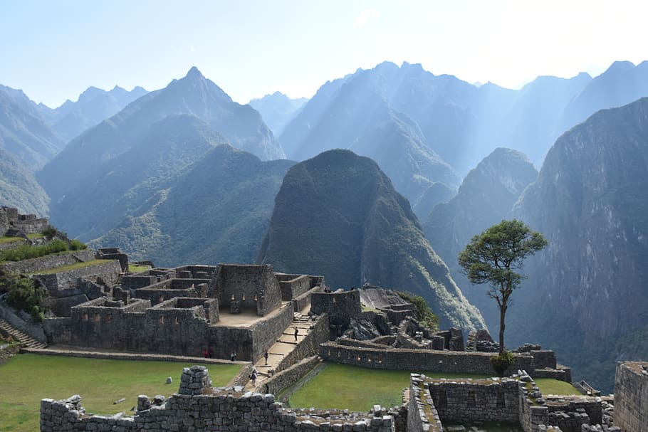 Perú, Machu Picchu, Inca, históricamente, Machupicchu, ciudad en ruinas, montañas, Andes, Weltwunder, América del Sur