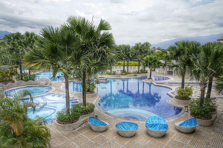 Resorts, Taitung, leisurely, swimming pool, tourist resort, palm tree, luxury, water, luxury hotel, tree