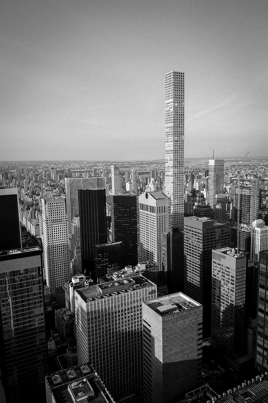 new york, usa, 432 park avenue, manhattan, city, architecture, building, skyscraper, skyline, panorama