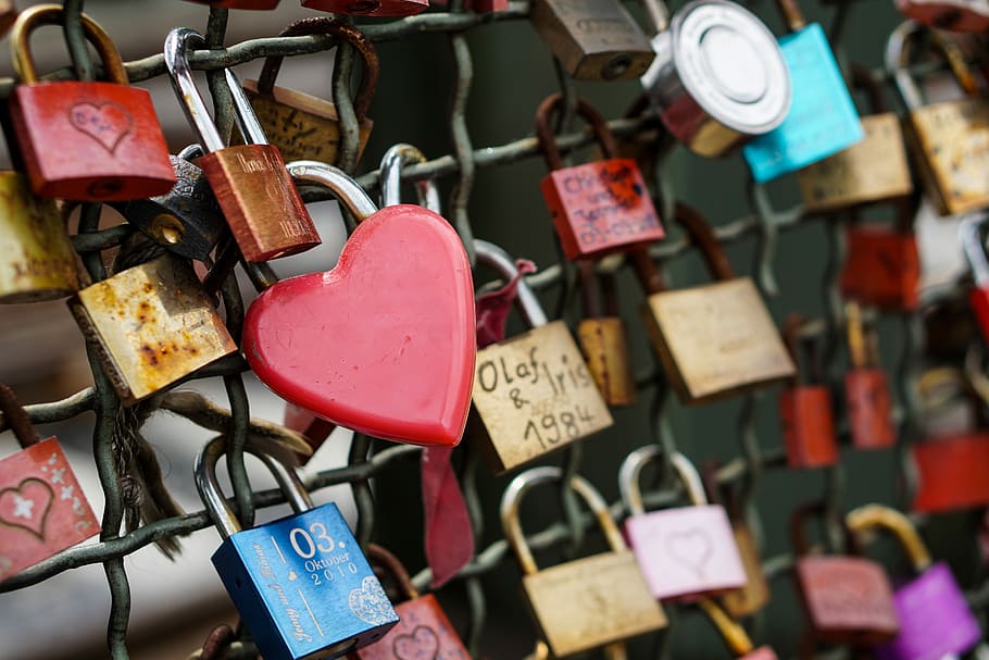 Castle, Love, Heart, love castle, love, heart, castles, love locks, padlock, love symbol, bridge