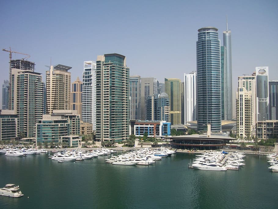 dubai, marina, view, architecture, emirates, arab, united, uae, city, urban