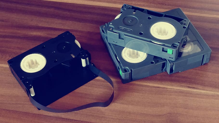 video, tapes, movie, old, retro, cassette, film, camera, vintage, entertainment