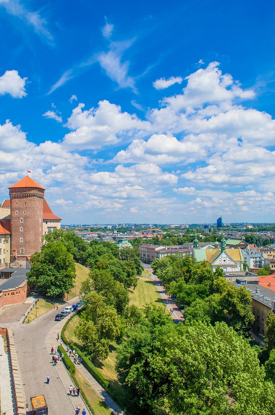 krakow, poland, europe, wawel, castle, fortress, tower, river, historical, museum