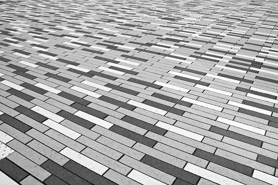 rectangular, gray, white, black, floor tile lot, floor, paving stones, colorful, hell, dark