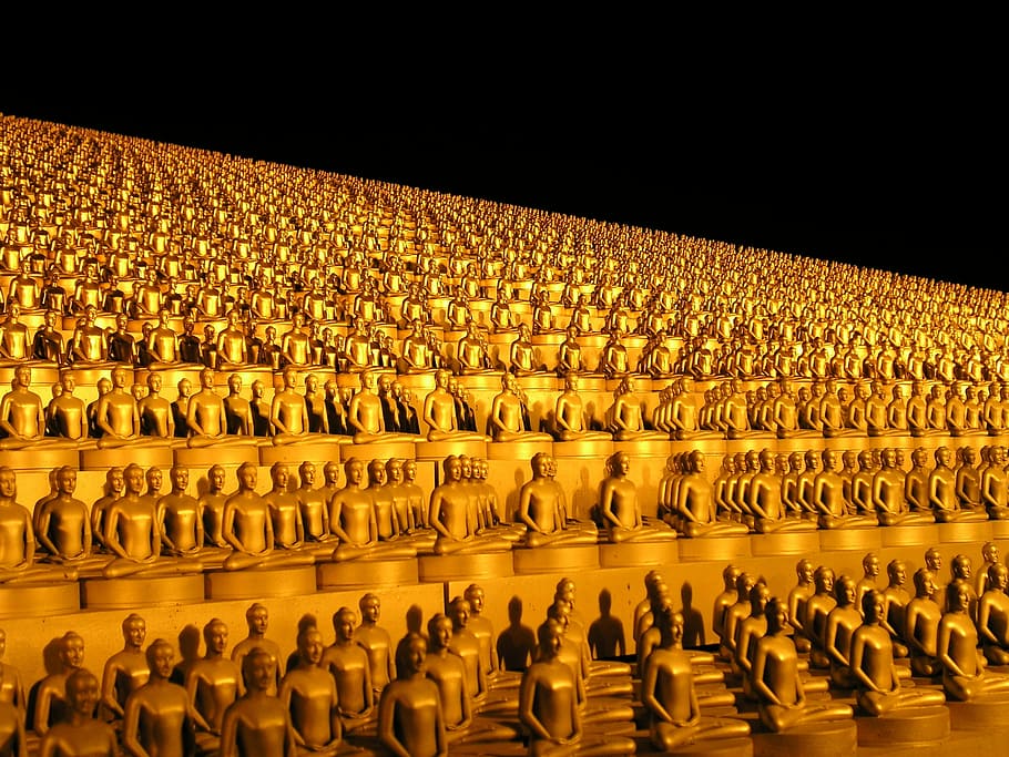 dhammakaya pagoda, more than, million, budhas, gold, buddhism, wat, phra dhammakaya, temple, thailand - Pxfuel