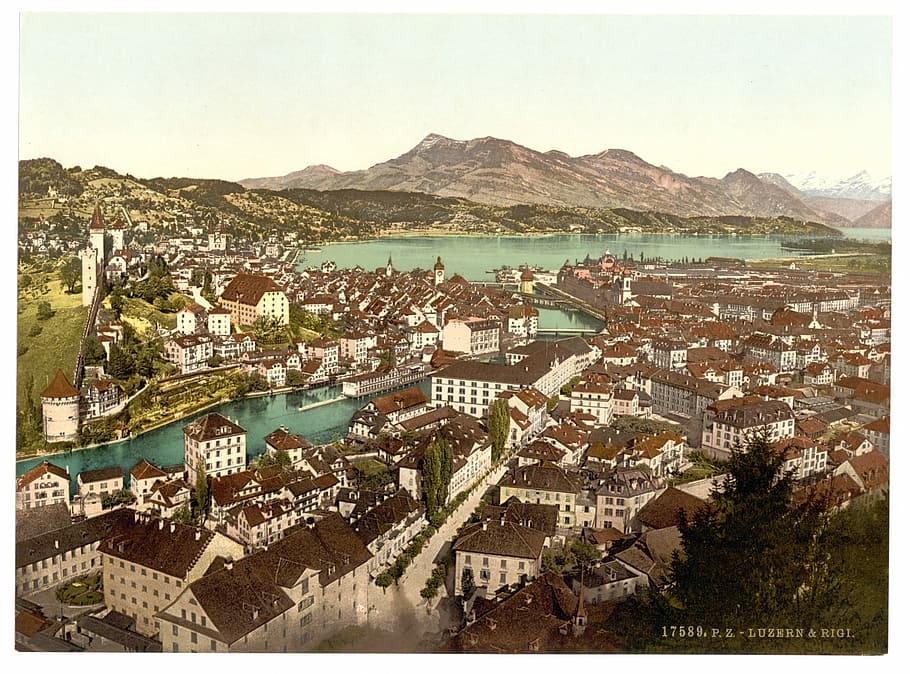 town, Lucerne, Switzerland, 
