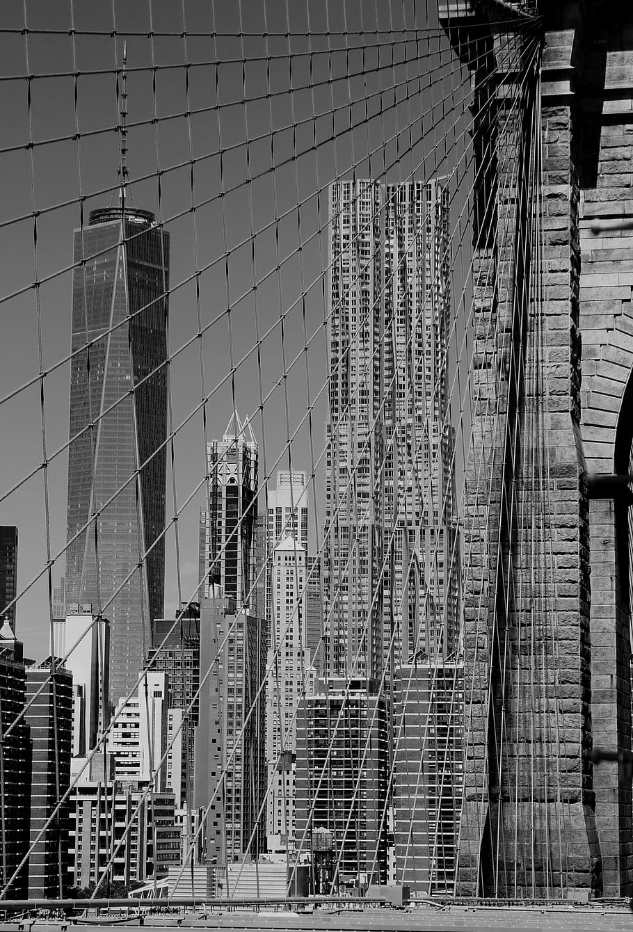 kota, bangunan, arsitektur, kaki langit, perkotaan, pencakar langit, pusat kota, new york, langit, bisnis