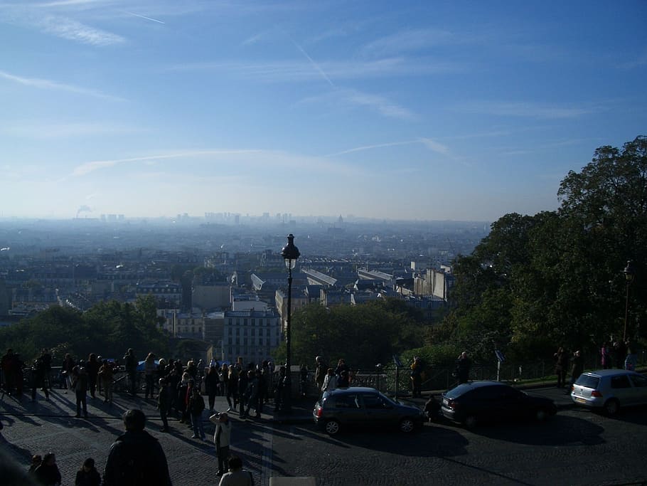 paris, mont martre, distant view, outlook, viewpoint, vision, landscape, holiday, foresight, panorama