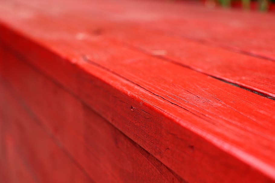 texture, red, wood, structure, railing, selective focus, wood - material, close-up, backgrounds, textured
