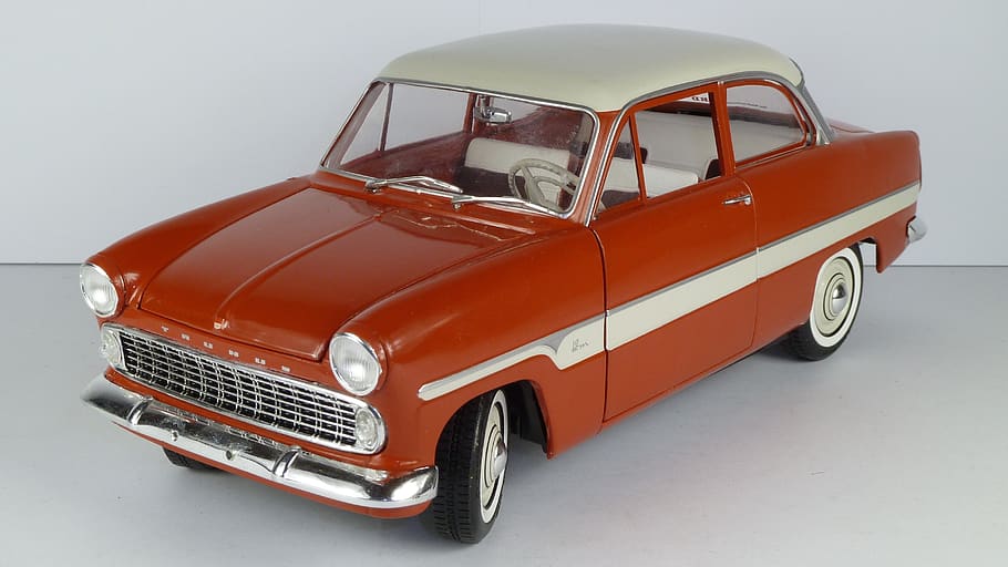 Ford, 12m, 1959, sedán, 1x18, modelo de coche, revell, modo de transporte, transporte, vehículo terrestre