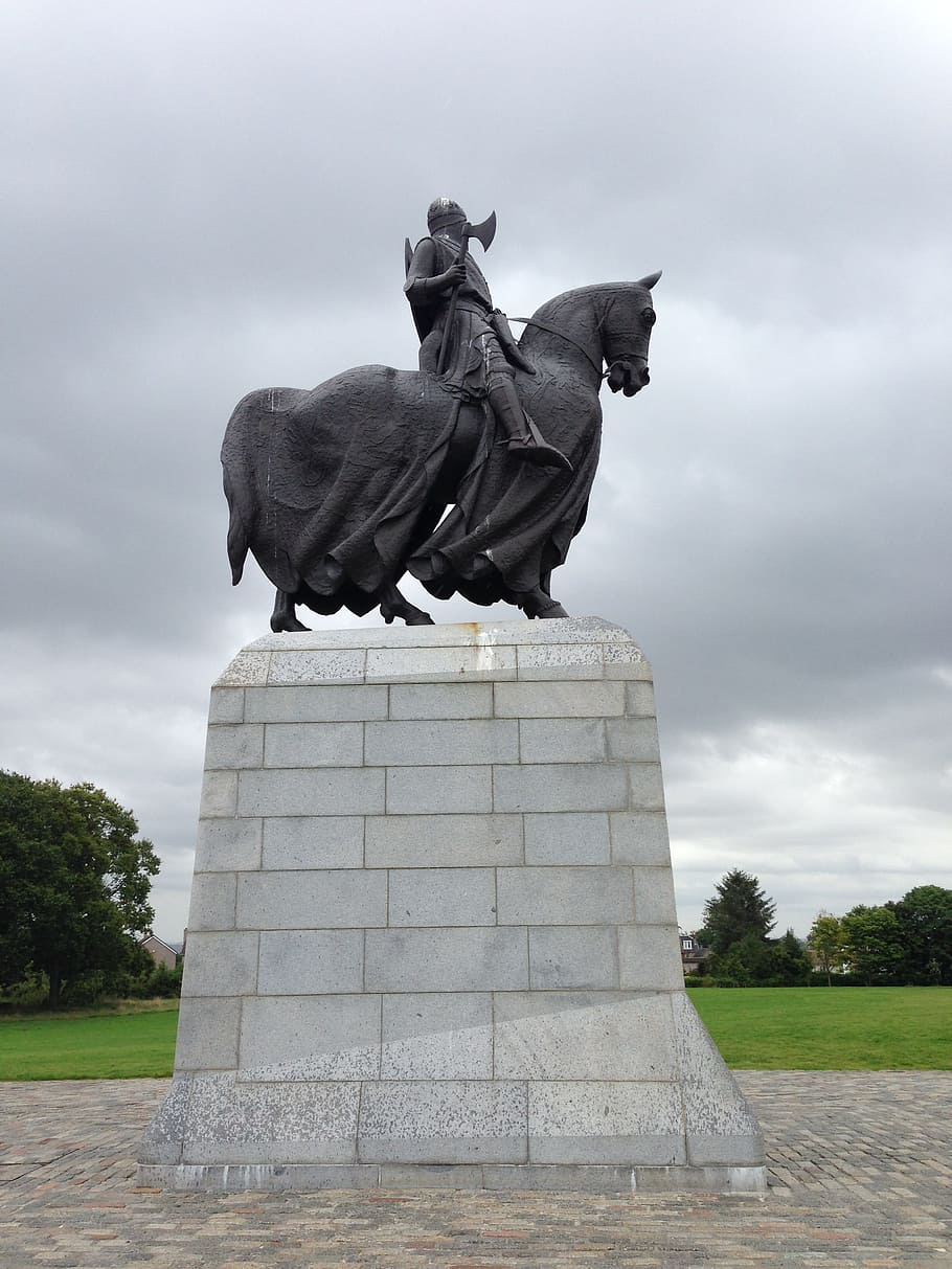 battle, bannockburn, robert, bruce, Battle Of Bannockburn, Robert The Bruce, independence, statue, monument, famous Place