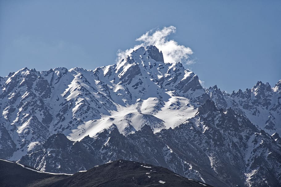 Afghanistan The Pamir Mountains Pamir Mountains High Mountains Landscape Snow Sky Border Area Tajikistan Pxfuel