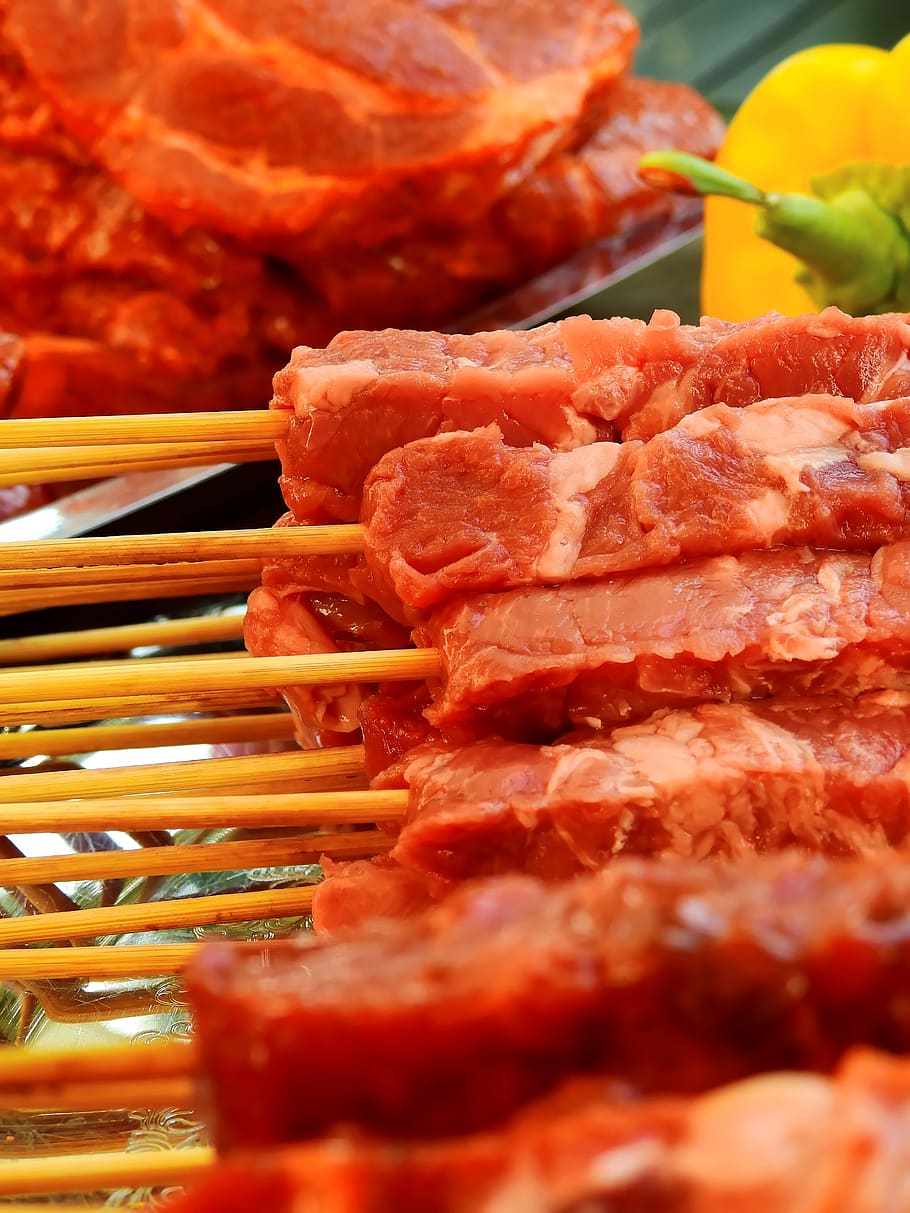meat, raw, tasty, food, grill, grilled meats, fresh, eat, barbecue, prepare