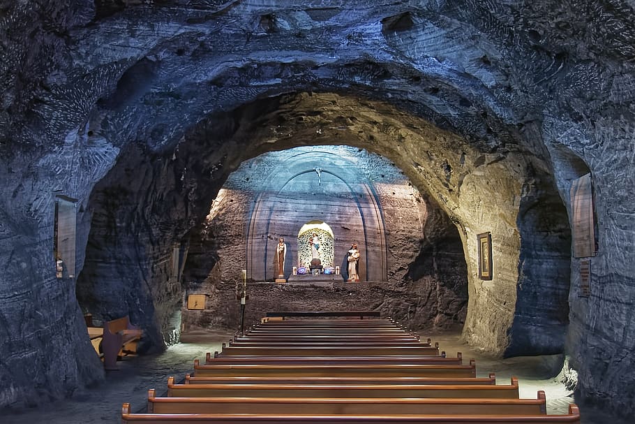 colombia, zipaquira, salt cathedral, travel, church, architecture, historically, religion, spirituality, arch