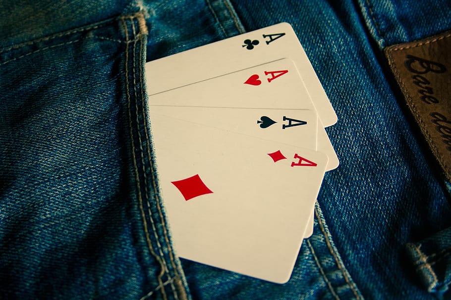 ace, cards, jeans, blue, pocket, fashion, clothing, casual, denim, cotton
