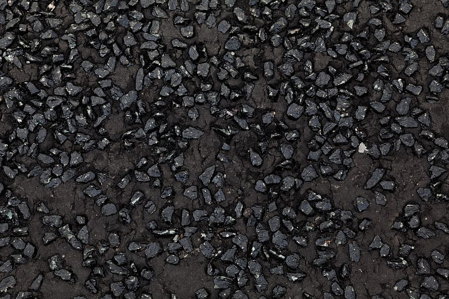 gray gravel lot, asphalt, background, bitumen, black, dark, pattern, porous, road, roadway