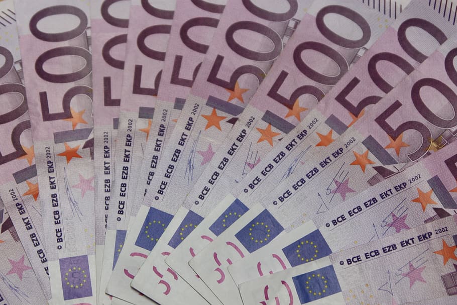 dinheiro, 500 euro, 500, nota de banco, 500ter, moeda, papel-moeda, salvar, notas de euro, riqueza