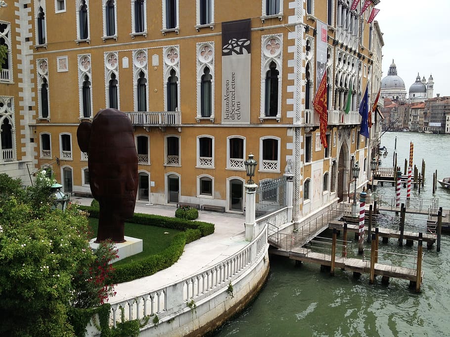 arte, veneza, bienal, canale grande, estrutura construída, exterior do edifício, arquitetura, agua, canal, construção