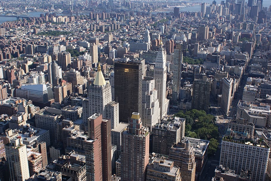 manhattan, new york, usa, glance, america, ny, city, building exterior, built structure, cityscape