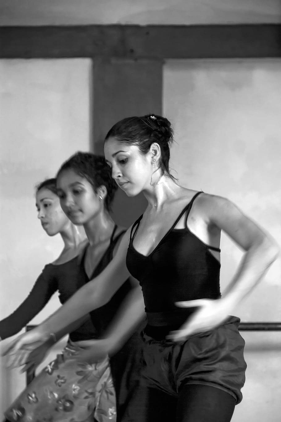 grayscale photo, three, women dancing, Dancers, Cuba, Expression, Dance, classic, ballet, ballet dancer