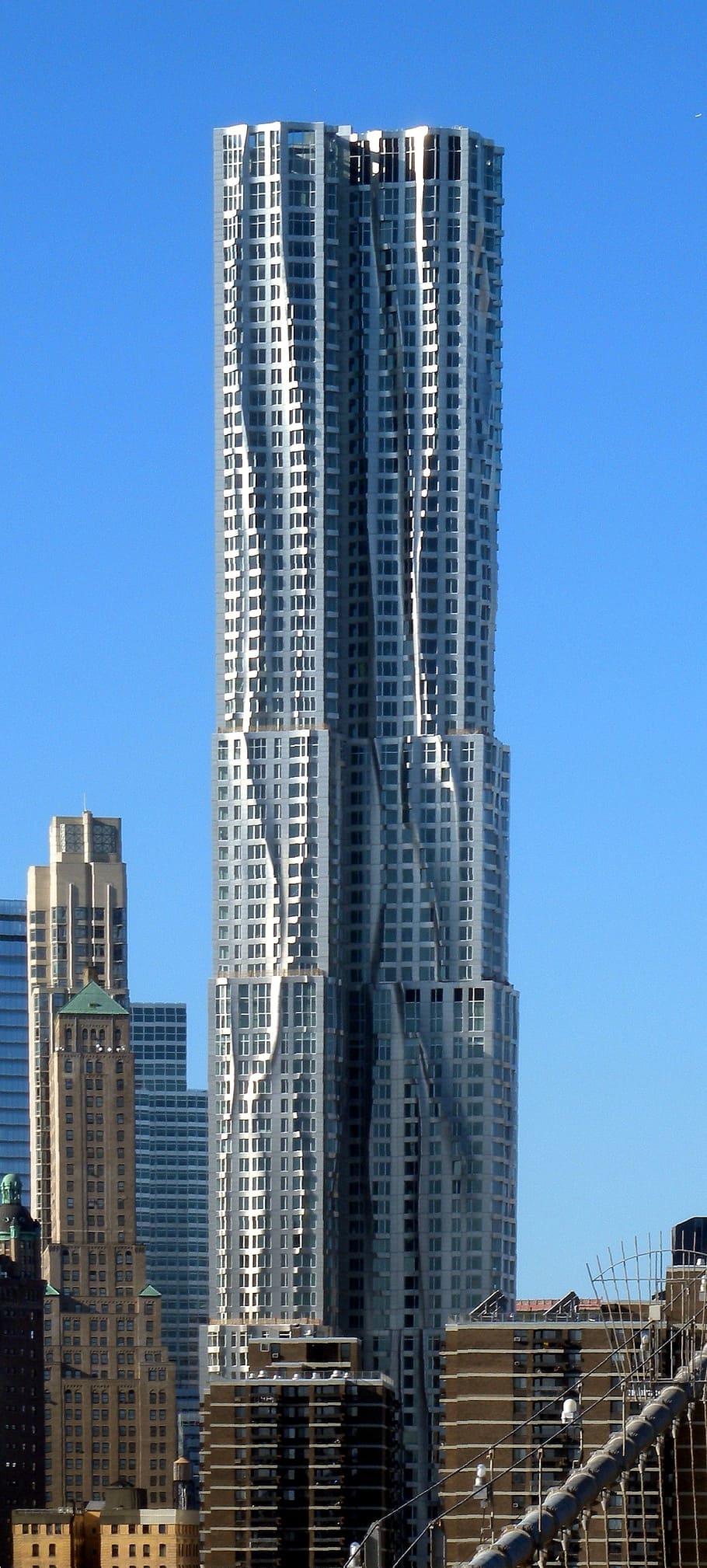beekman tower, new york city, skycraper, architecture, modern, manhattan, building, building exterior, built structure, city