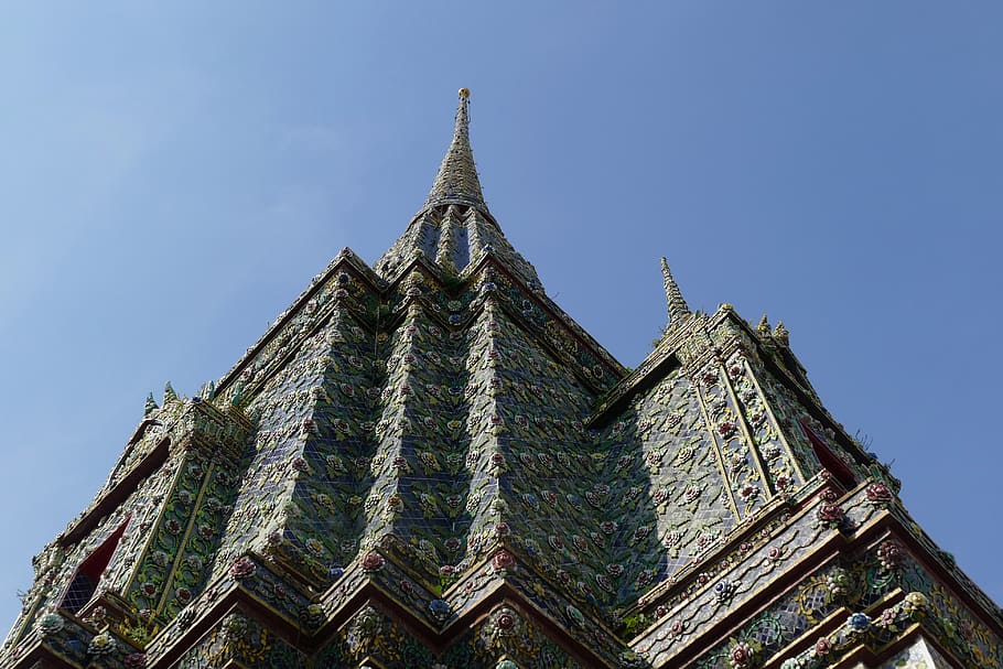 architecture, religion, wat pho, temple, thailand, buddhism, buddha, wat, places of interest, bangkok