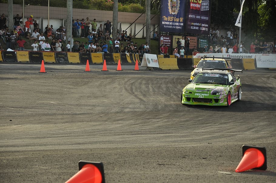 Car Racing, Drift, Race, Power, Extreme, race, power, curve, track, competition, automobile
