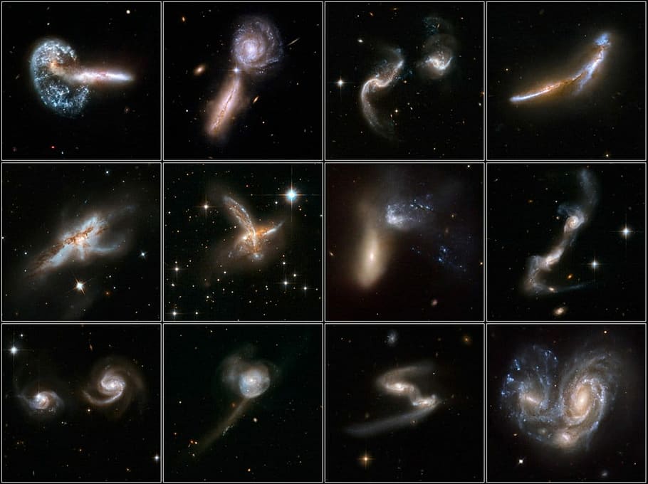 Jenis Galaksi, Galaksi, galaksi berbeda, langit berbintang, ruang, alam semesta, semua, langit malam, langit, astronautika