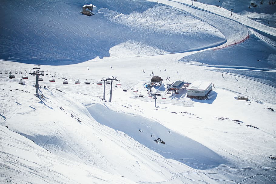 Ski Resort, Austria, bestamericanroadtrip, Mölltaler Glacier, montañas, resort, esquí, nieve, invierno, deporte