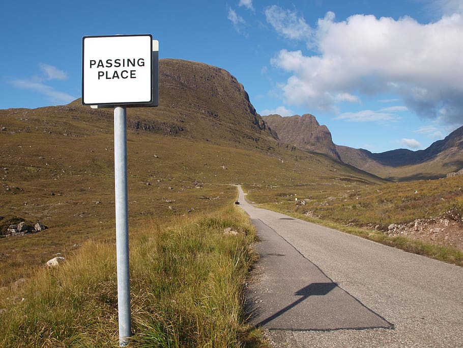 estrada, passar, escravo, escócia, escocês, montanha, férias, paisagem, áspero, estrada sinuosa