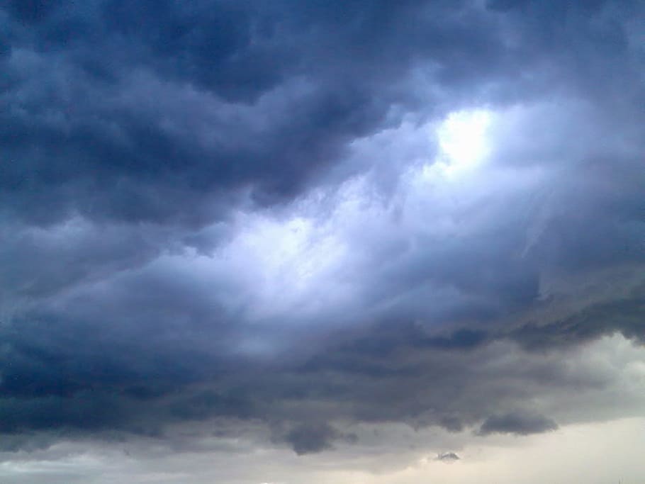 nuvens de chuva, chuva, nuvens, céu, azul, nuvem, tempestade, nuvens de tempestade, céu escuro, cobertura de nuvens