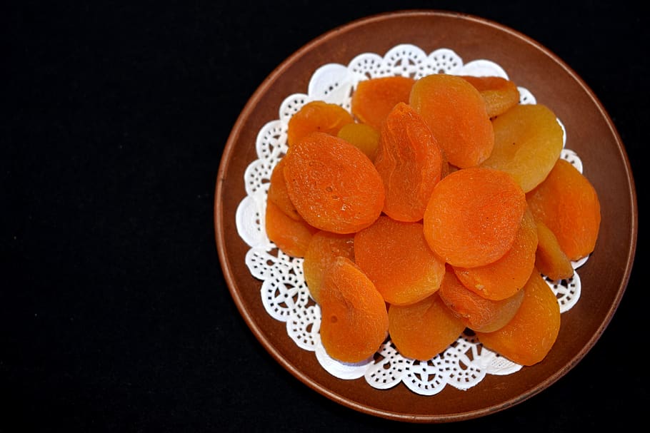 dried apricots, apricot, dried, food, dried fruits, sweet, east, orange, fruit, macro