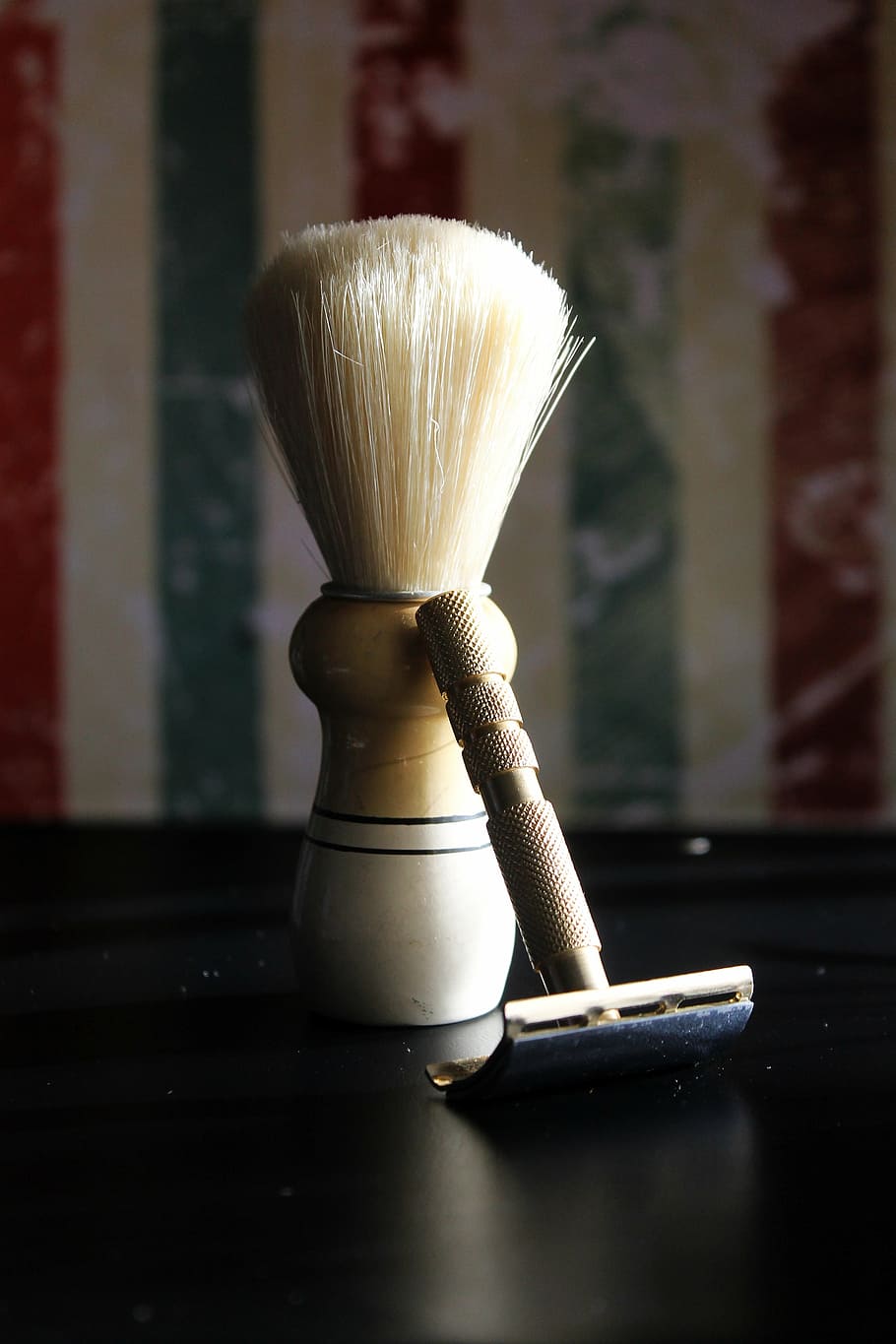 maquinilla de afeitar, portaescobillas de afeitar, cabello, afeitado, retro, antiguo, tradicional, estilo, limpieza corporal, cuerpo de belleza