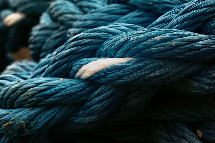 blue rope, blue, rope, black, strings, twisted, close-up, backgrounds, spiral, equipment