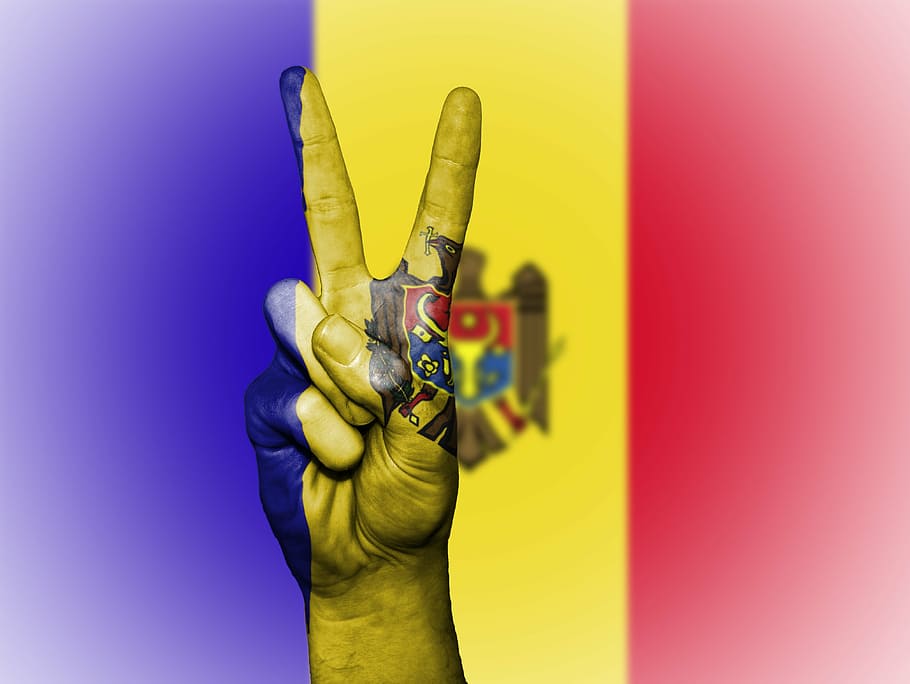 moldova, peace, hand, nation, background, banner, colors, country, ensign, flag