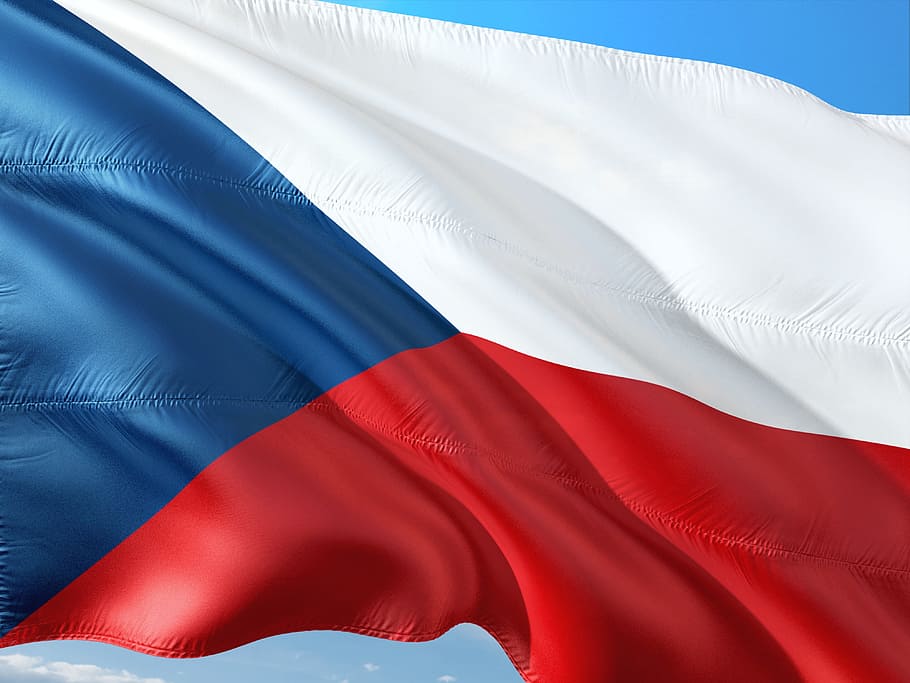 white, red, blue, flag, international, czech-republic, textile, people, backgrounds, close-up