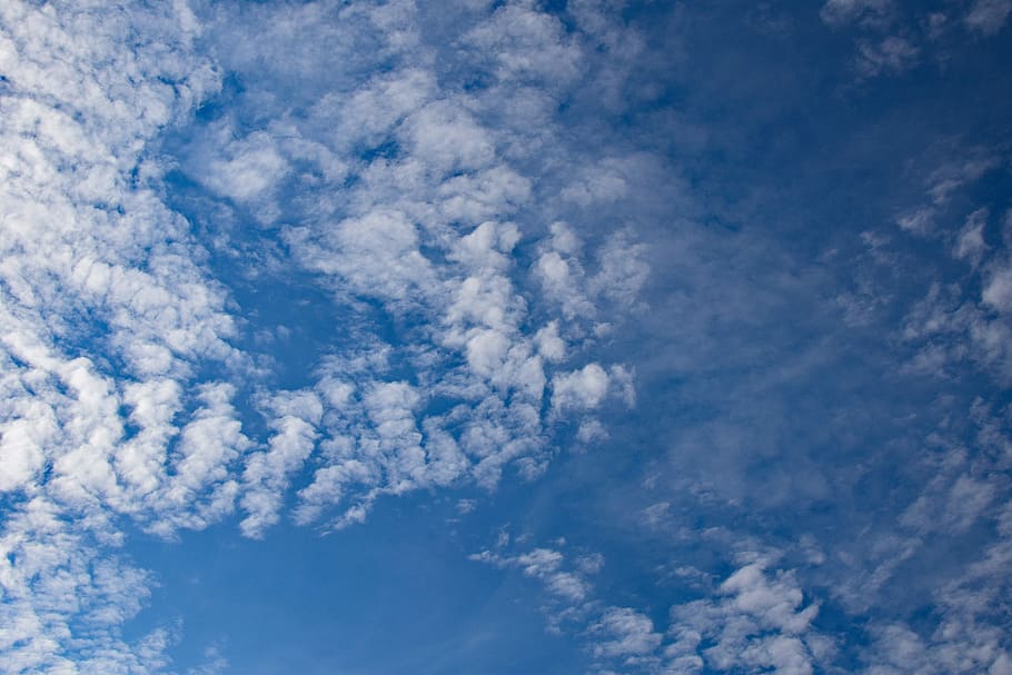 巻積雲stratiformis雲, 雲, 空, 空の景色, 風景, 自然, カラフルです, 雲-空, 青, cloudscape