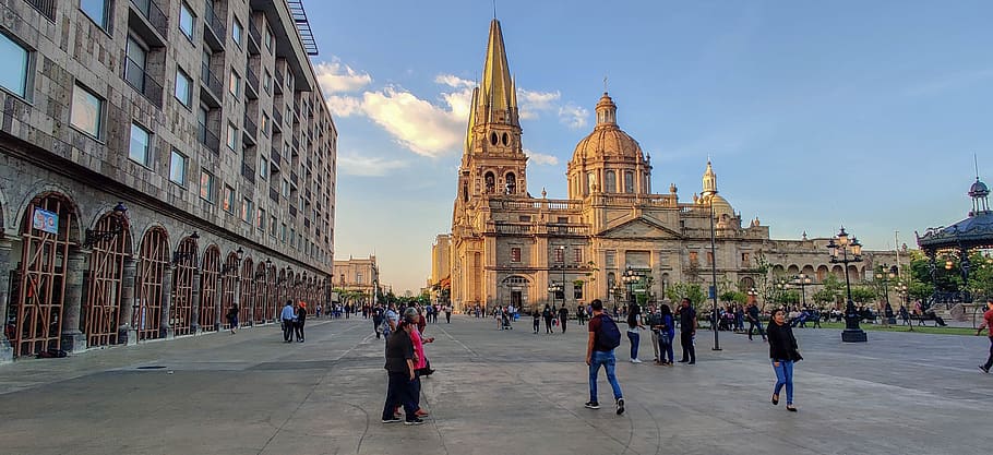 guadalajara, mexico, jalisco, architecture, city, buildings, historical, cathedral, building exterior, built structure